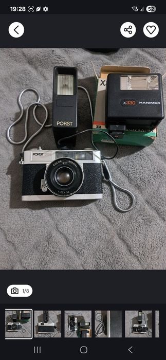 aparat Porst z lamą