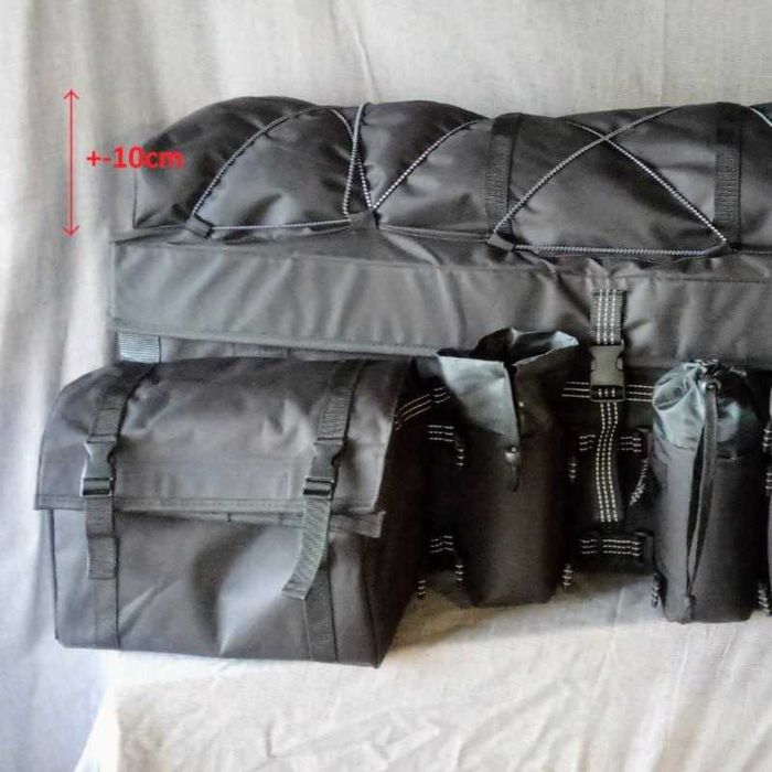 Mala semi-rígida moto4  bagageira topcase atv quad mota