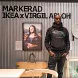 Quadro da Mona Lisa da coleção Markerad Ikea x Virgil Abloh como novo
