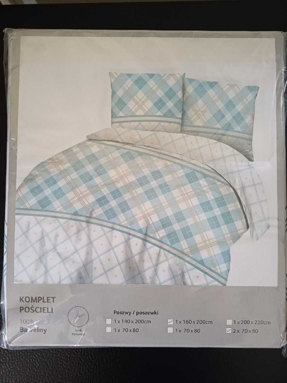 NOWY komplet pościeli 100% bawełna 160x200 Alicante
