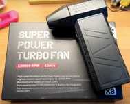 акумуляторний портативний турбовентилятор mini turbo Jet fan дуйчик