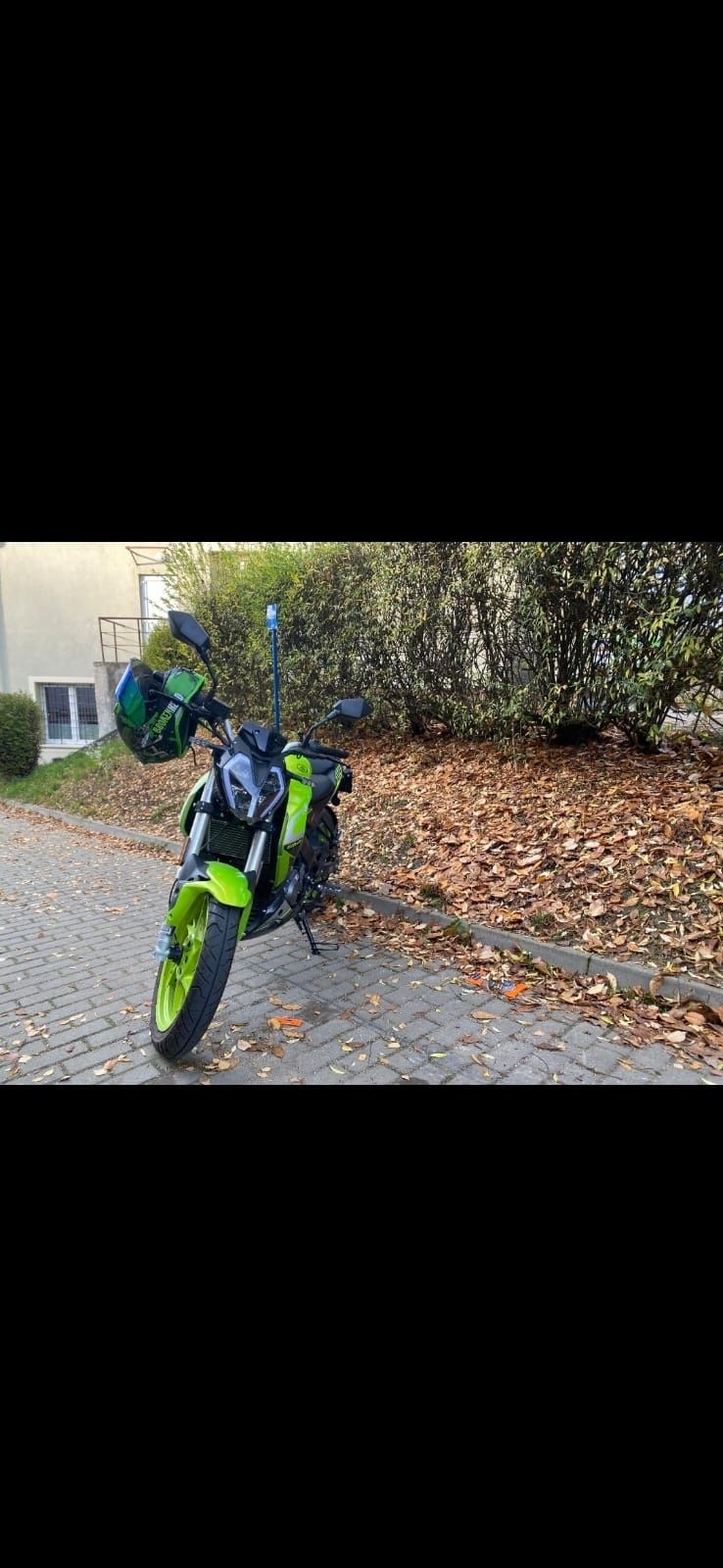 Motocykl keeway.