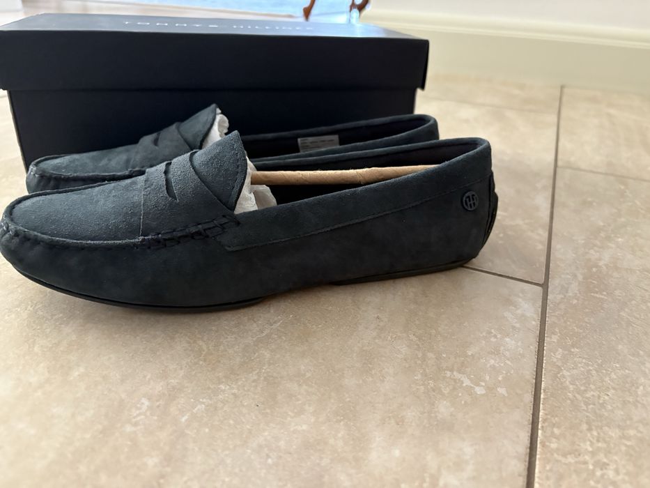 Mokasyny damskie granatowe Tommy Hilfiger essential