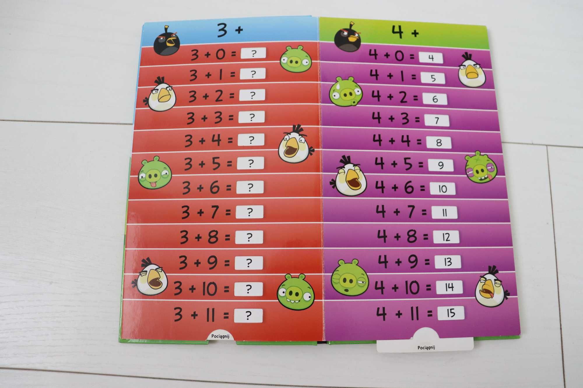 Angry Birds Dodawanie z bombą MATEMATYKA stan BDB