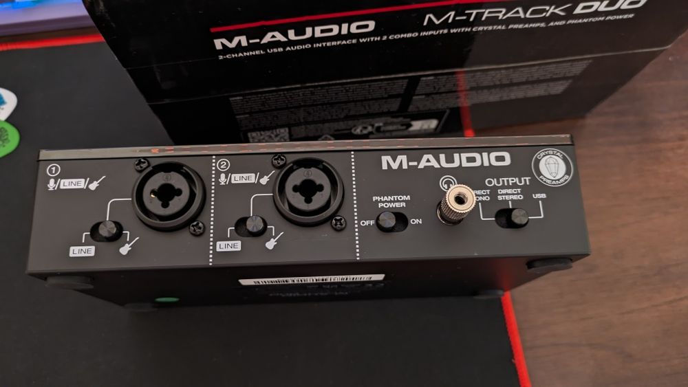 Звукова карта M-Audio M-track duo аудіо інтерфейс
