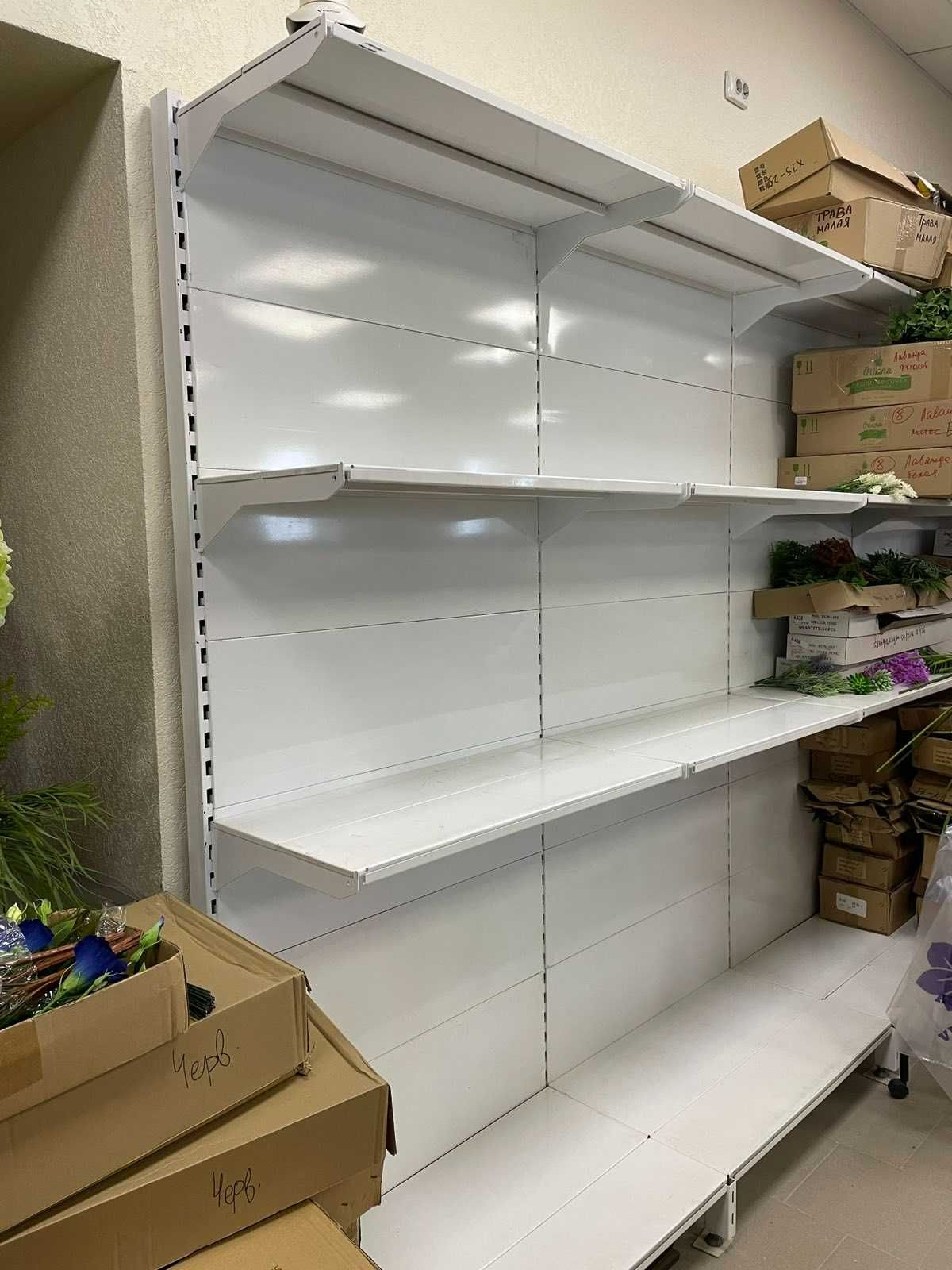 Продам торгові стелажі б/у