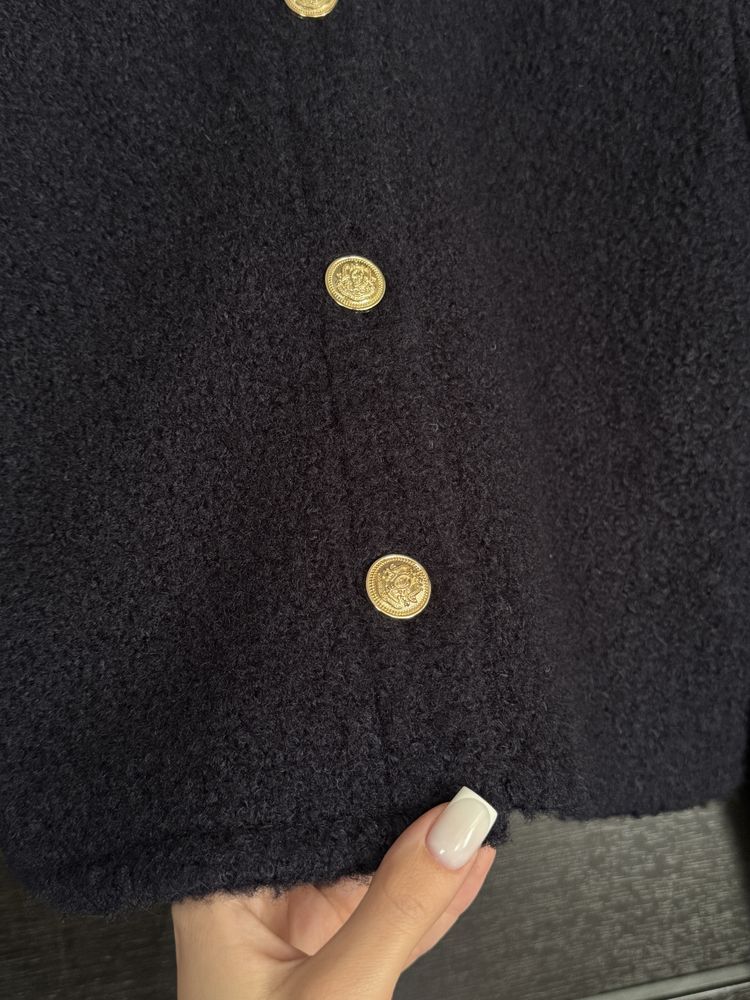 Темно синій кардиган  H&M