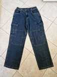 Spodnie "Baggy Jeans" granatowe  XL    NOWE