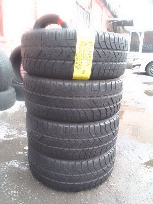 195 45 16 pirelli зима 4 штуки протектор 65%