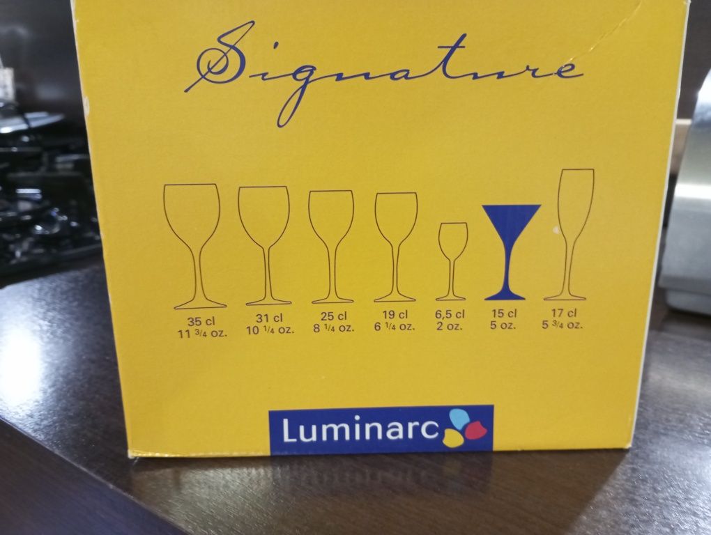 Kieliszki do Martini 6sztuk Luminarc