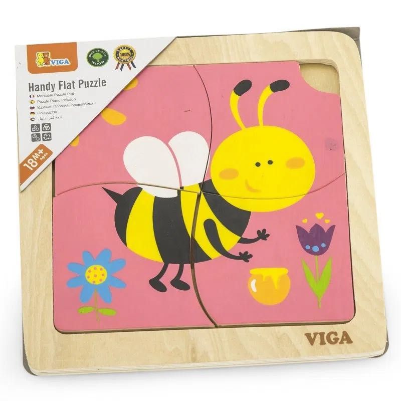 NOWE‼️ Puzzle VIGA na podkładce Pszczółka