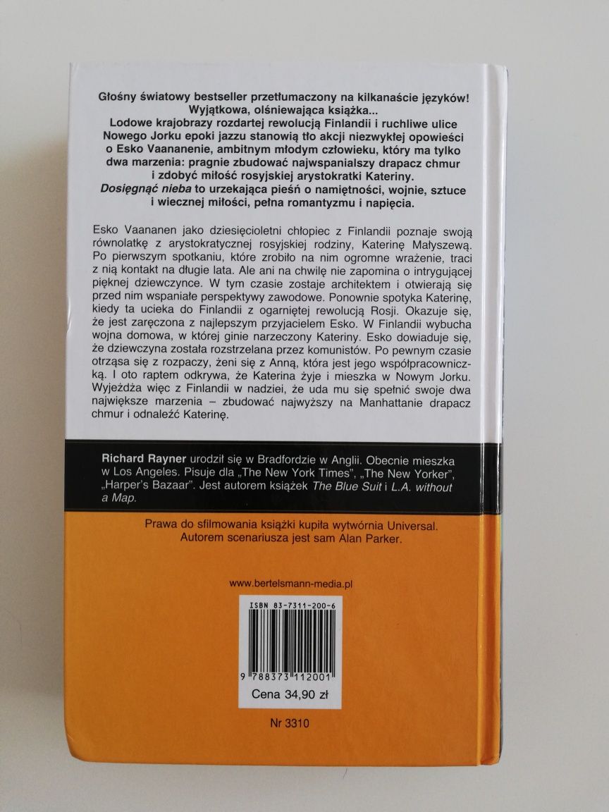 Dosięgnąć nieba. Richard Rayner