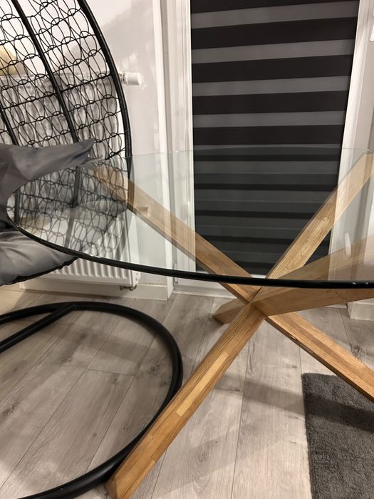 Stół szklany AGERBY JYSK