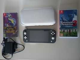 Nitendo Switch Lite + Jogos + Bolsa