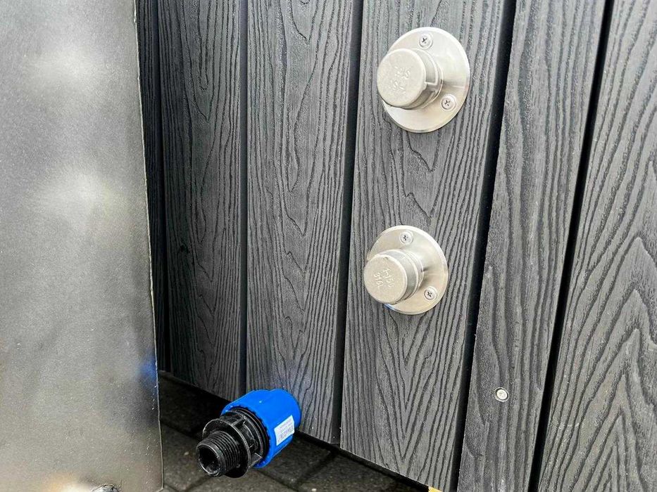 Balia bania hot tub jacuzzi ogrodowe całoroczne opalane drewnem masaż