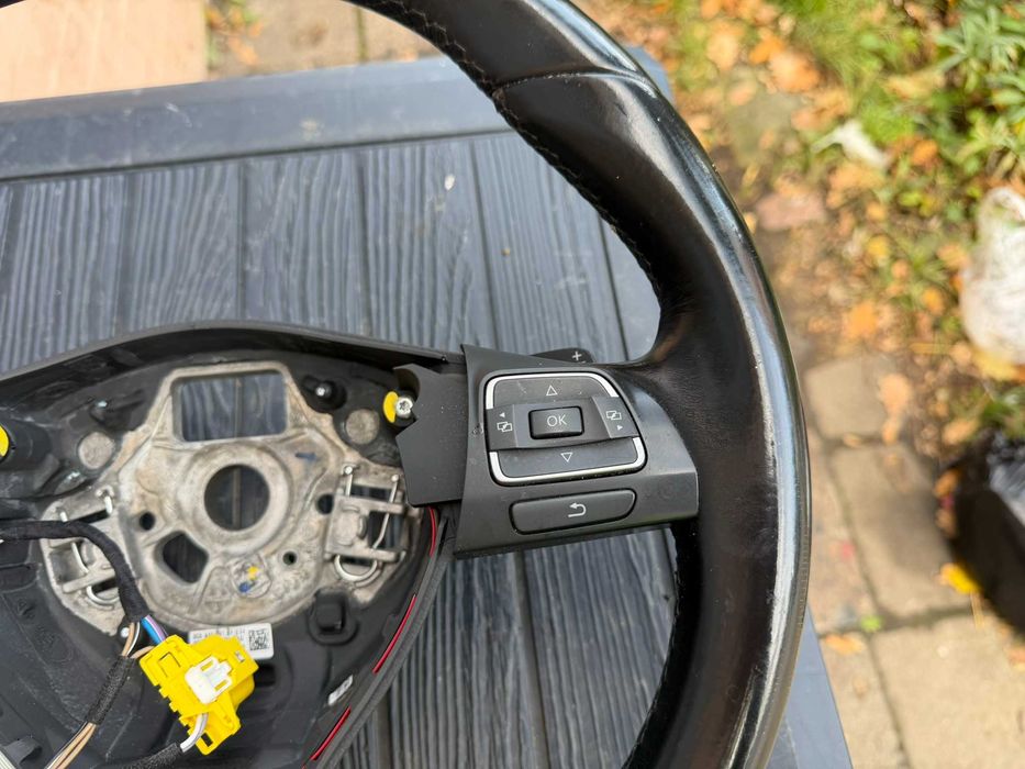 kierownica passat b6 cc skóra trojramienna