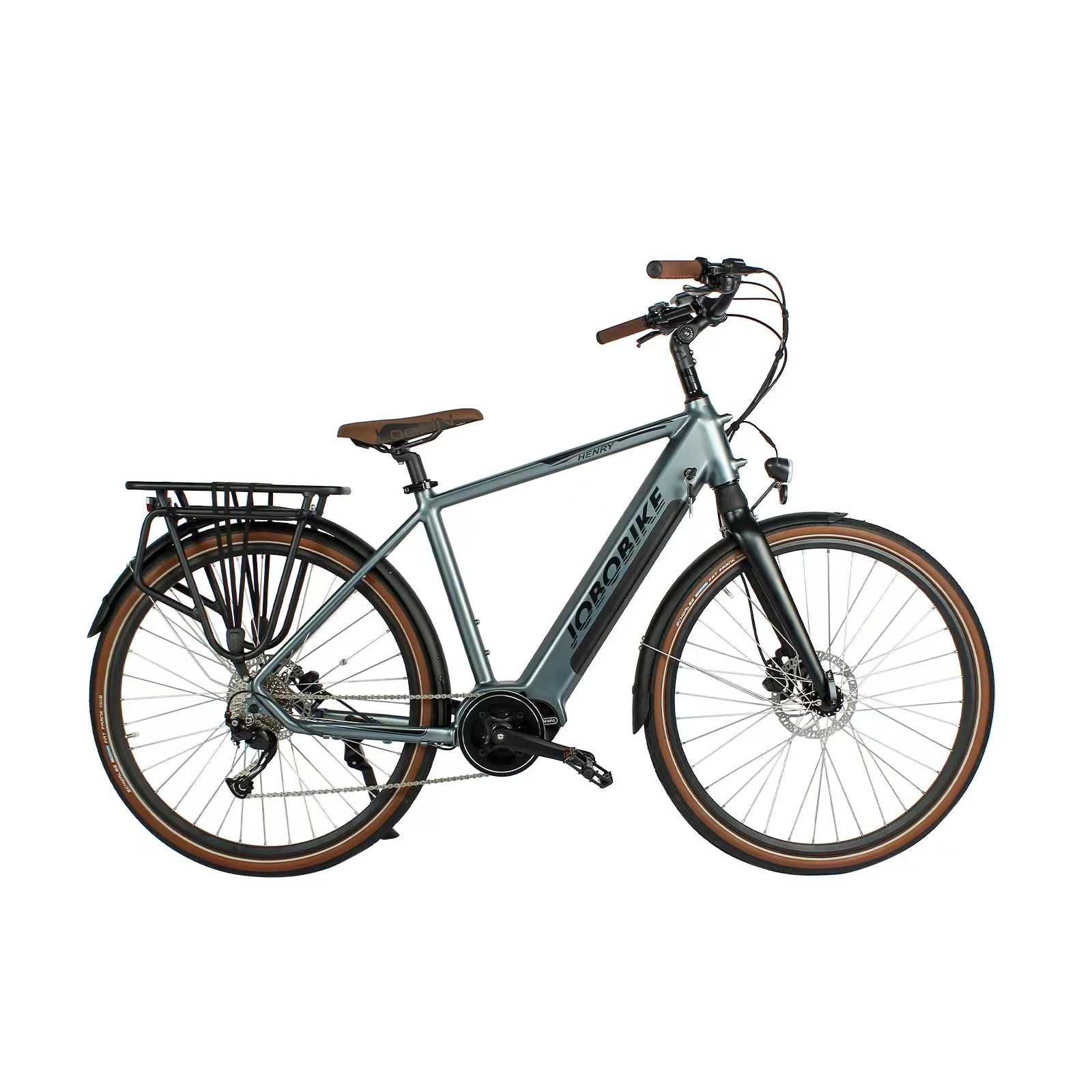 Rower elektryczny Henry, Jobobike - męski, miejski, duży zasięg