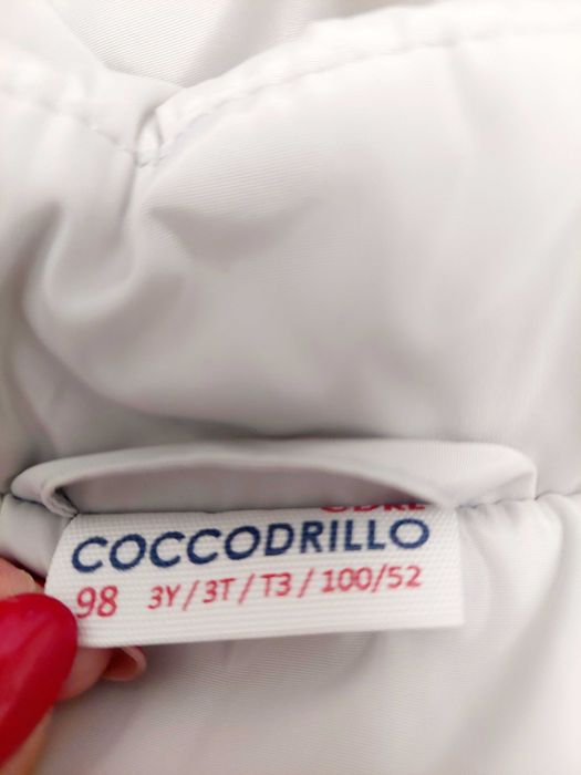 Kurtka 98 zimowa szara dziewczęca