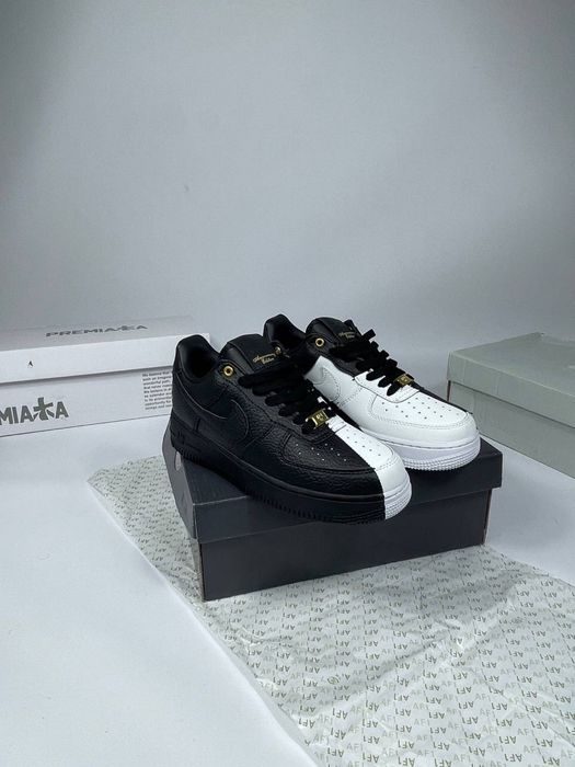 Кросівки Nike Air Force 1 Anniversary edition чорно-білі кроссовки