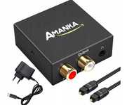 Konwerter DAC Przetwornik audio zasilacz 5V AMANKA CYFROWOANALOGOWY