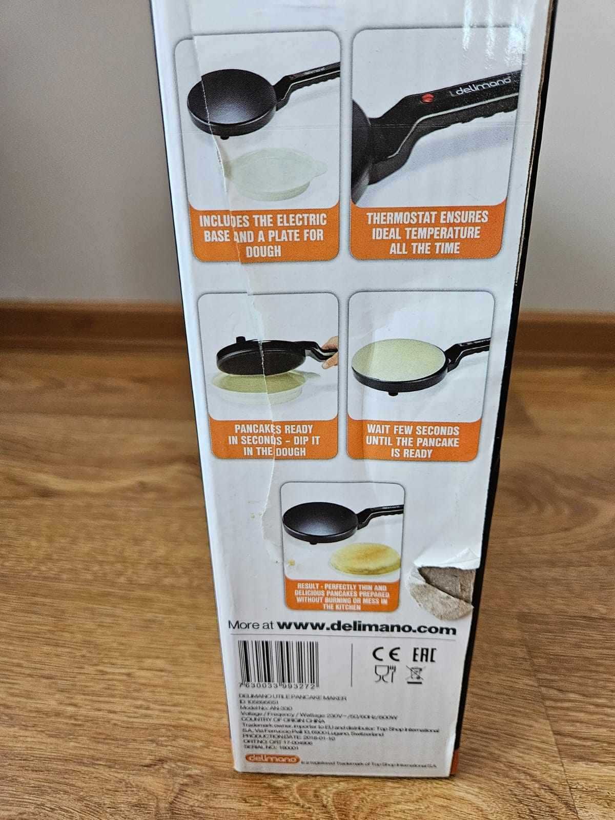 patelnia DELIMANO UTILE PANCAKE MAKER naleśnikarka elektryczna