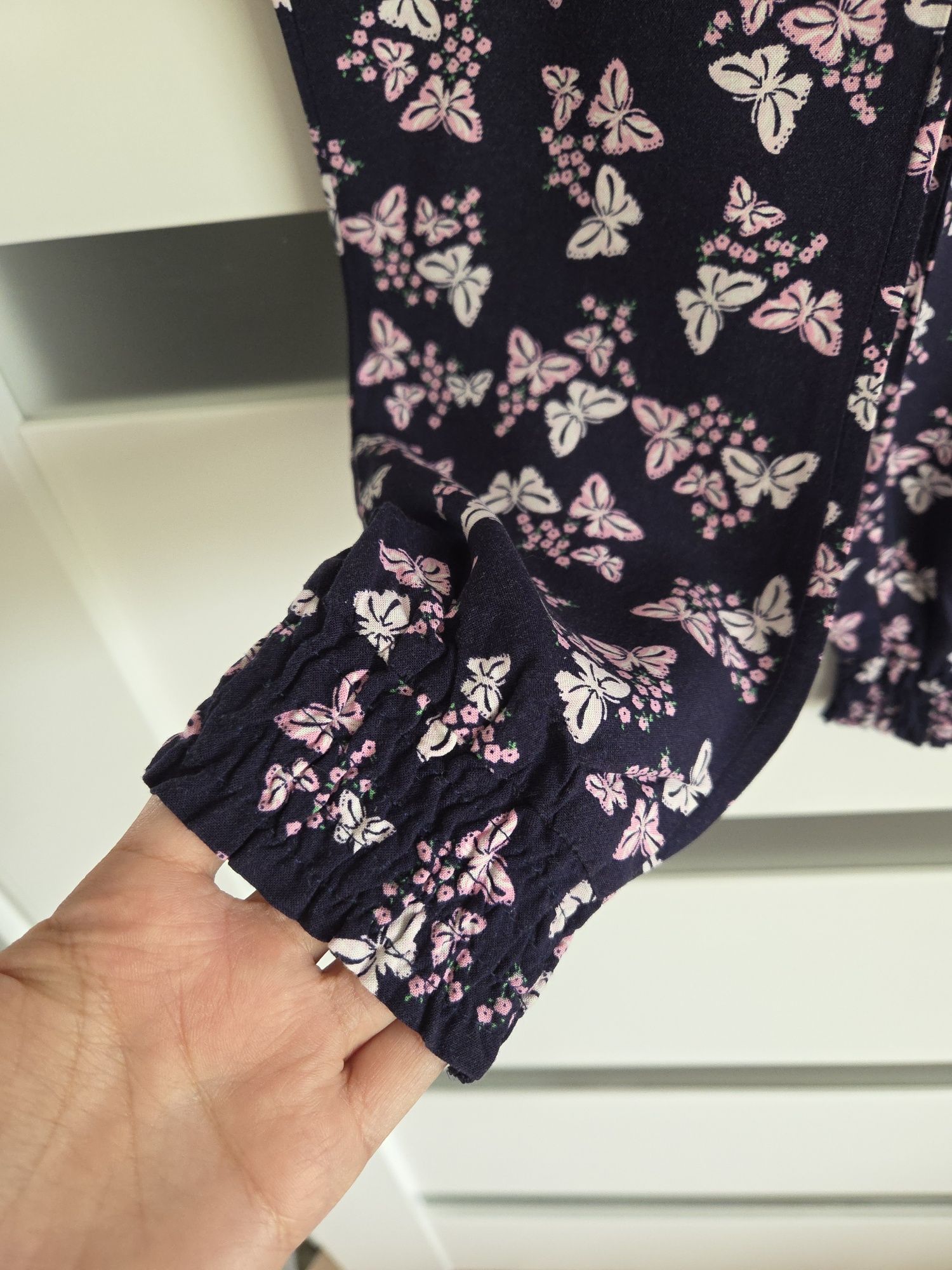Luźne spodnie haremki wiskoza Primark r. 5-6lat 116cm