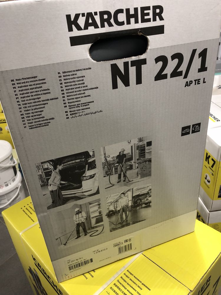 Пилосос  Karcher NT 22/1 AP TE L пылесос строительный новий
