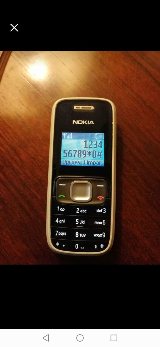 Nokia 1209 - Desbloqueado - Ctt Grátis 48 Horas