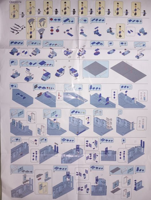 Конструктор 803шт Поліцейський участок Полиция аналог Лего Lego 803дет