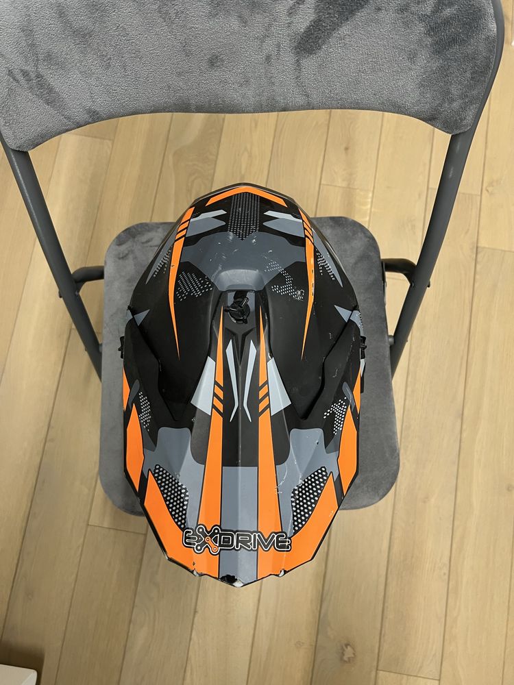 Шолом фулфейс велосипедний Exdrive S 55-56 см