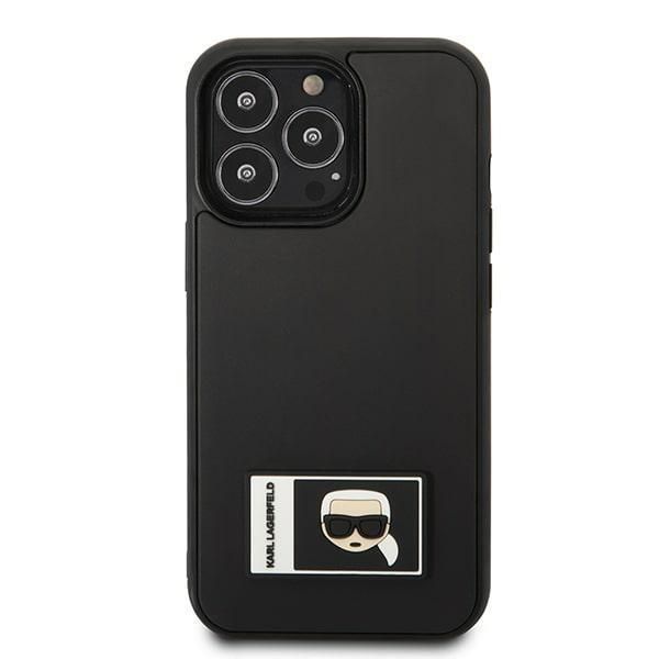 Etui Karl Lagerfeld Ikonik Patch do iPhone 13 Pro Max 6,7" - Czarny