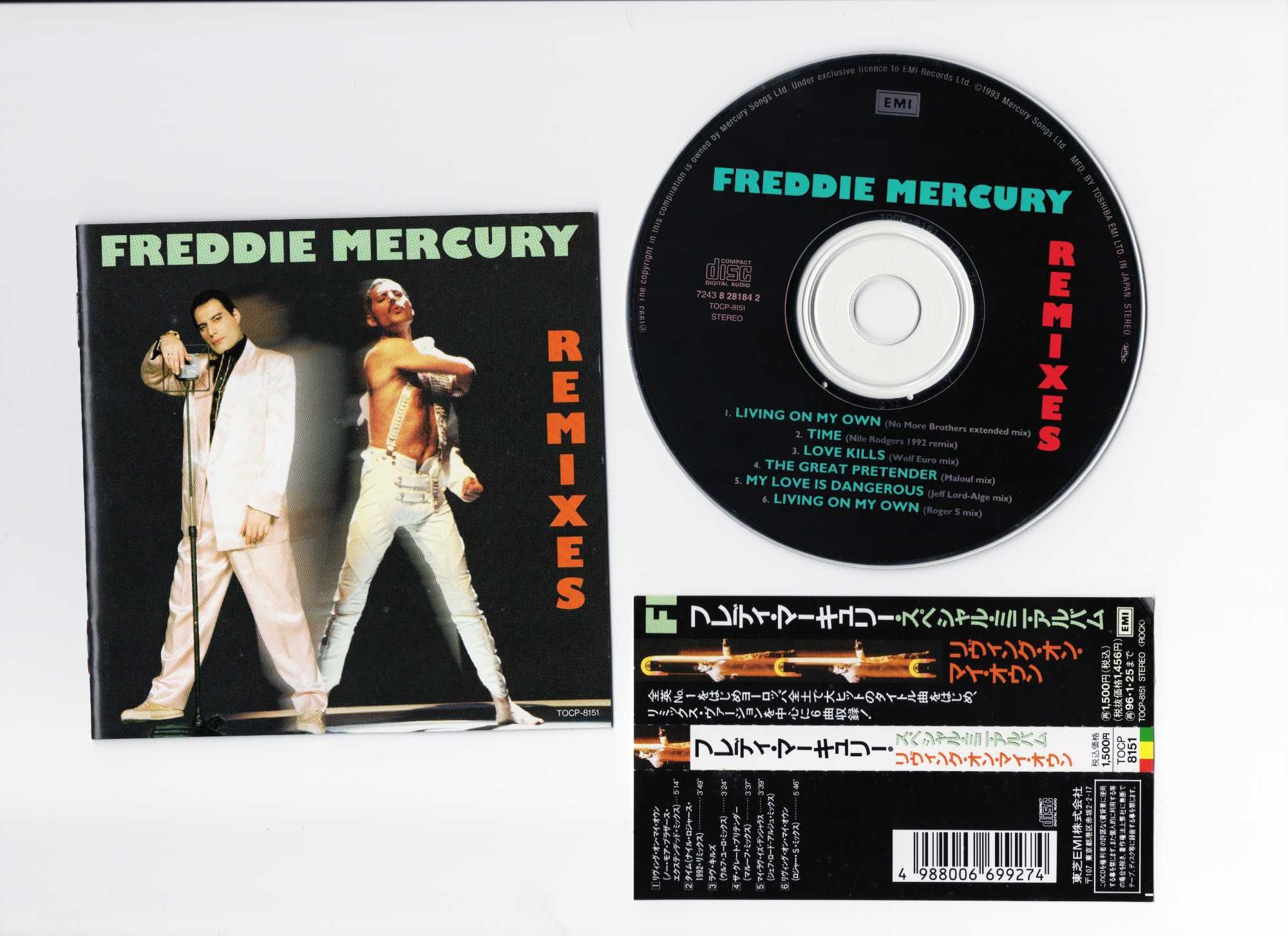 Freddie Mercury Remixes 1press 1994 CD Japan