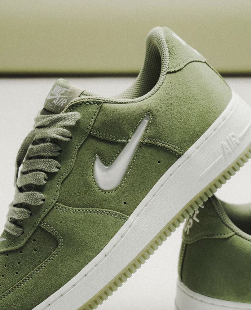 ОРИГІНАЛ | Кросівки nike air force 1 low retro oil green, форсы найк