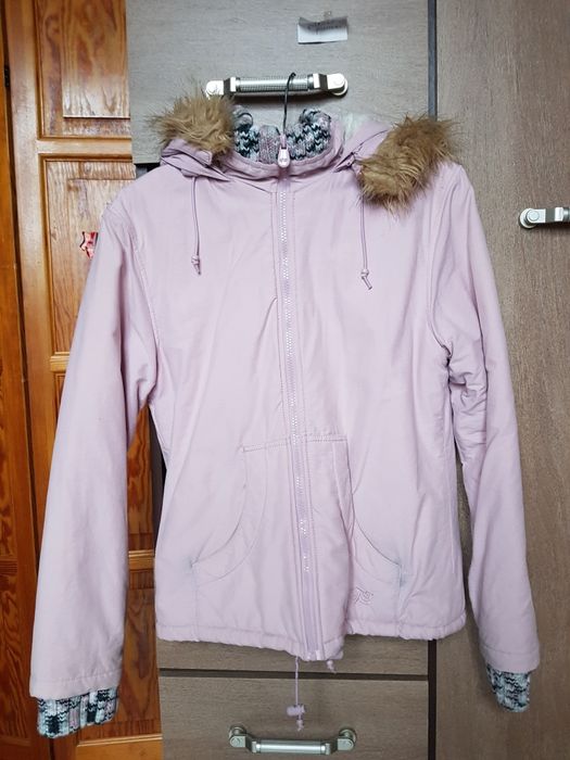 Damska kurtka zimowa różowa
