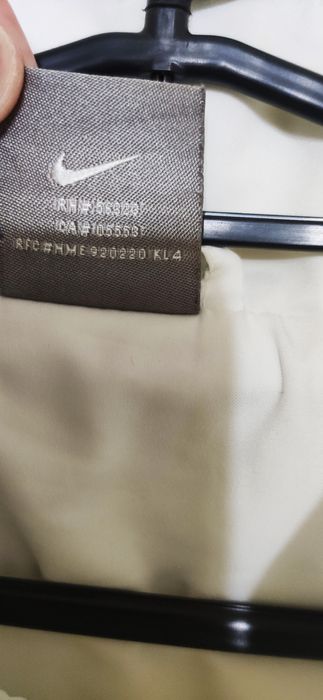 Kurtka  męska Nike Biała vintage 90' 00 wiatrówka męska lined full zip