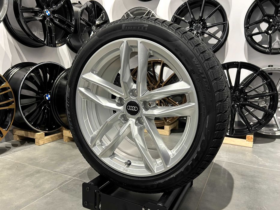 Oryginalne koła zimowe 18 5x112 Audi A4 B9 B8 245/40R18 Pirelli