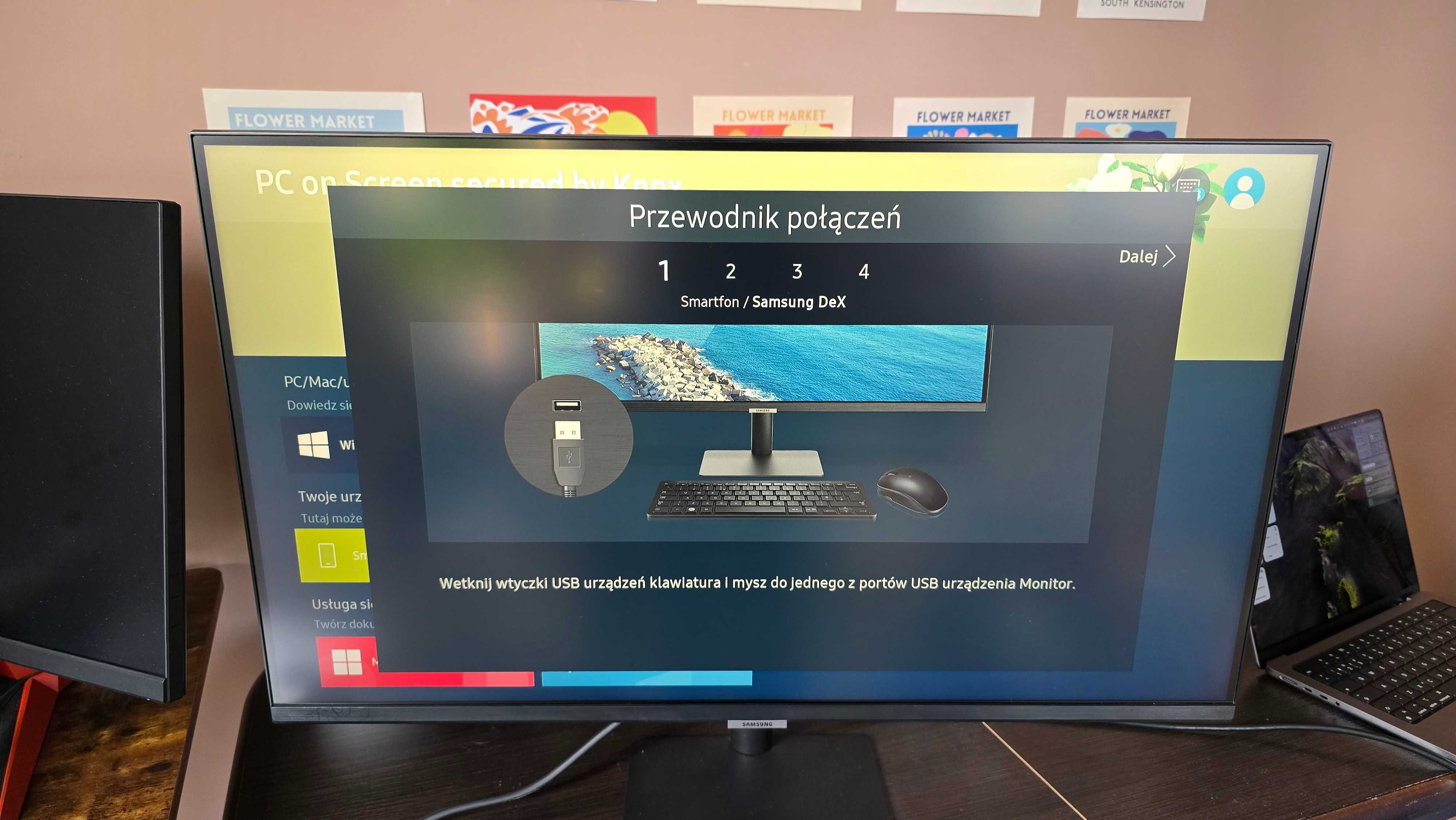 Monitor Samsung M7 Smart TV 32 cale 4K UHD 3840 x 2160