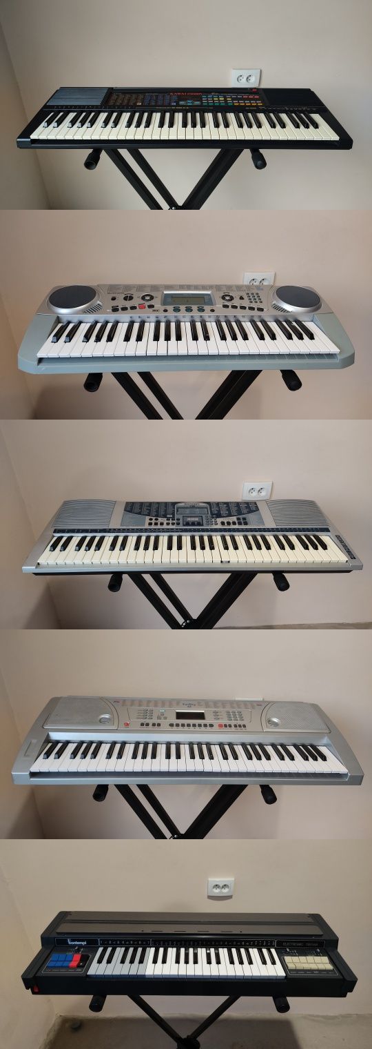 Синтезатори Yamaha PSR 21 310 400 Casio Bontempi CAemon Клавішні
