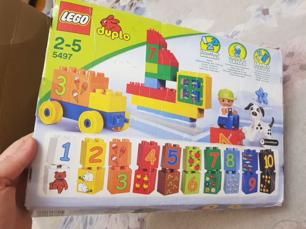 Конструктор детский LEGO DUPLO, играй с цифрами, 58 деталей, 5497