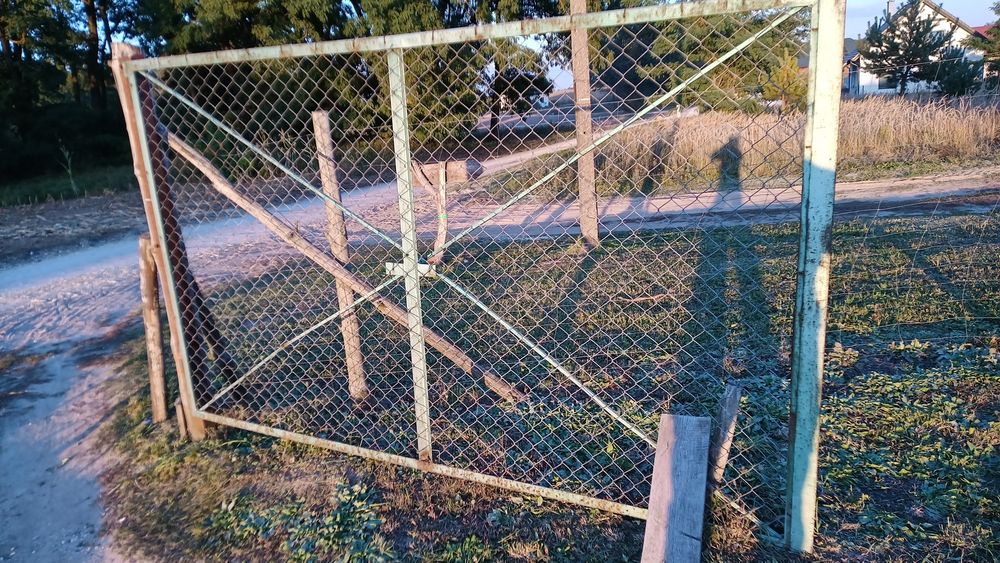 Brama, bramy metalowa siatka na budowę budowlana płot ogrodzenie