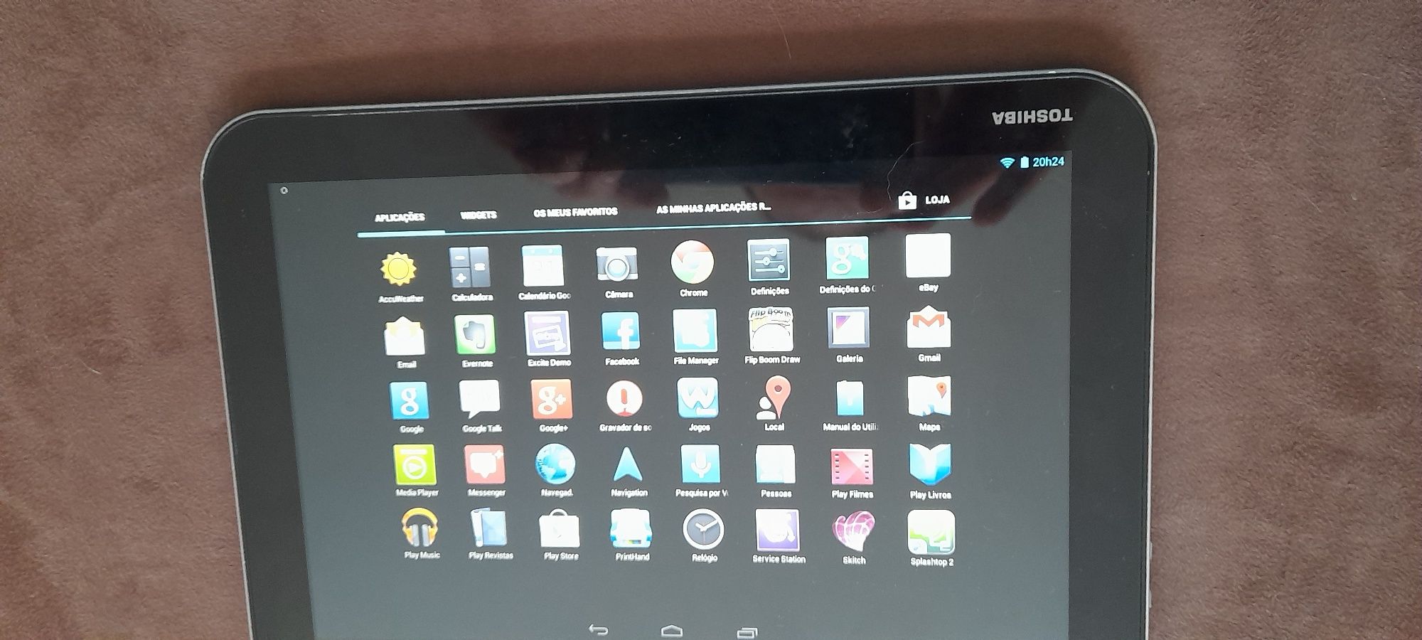 Tablet  usado  marca Toshiba
