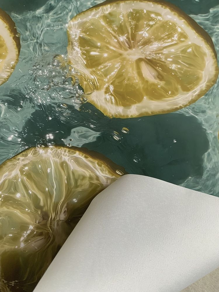 Gobelin na płótnie HD/Home Decor - Retro Italian Style/Lemon In Water
