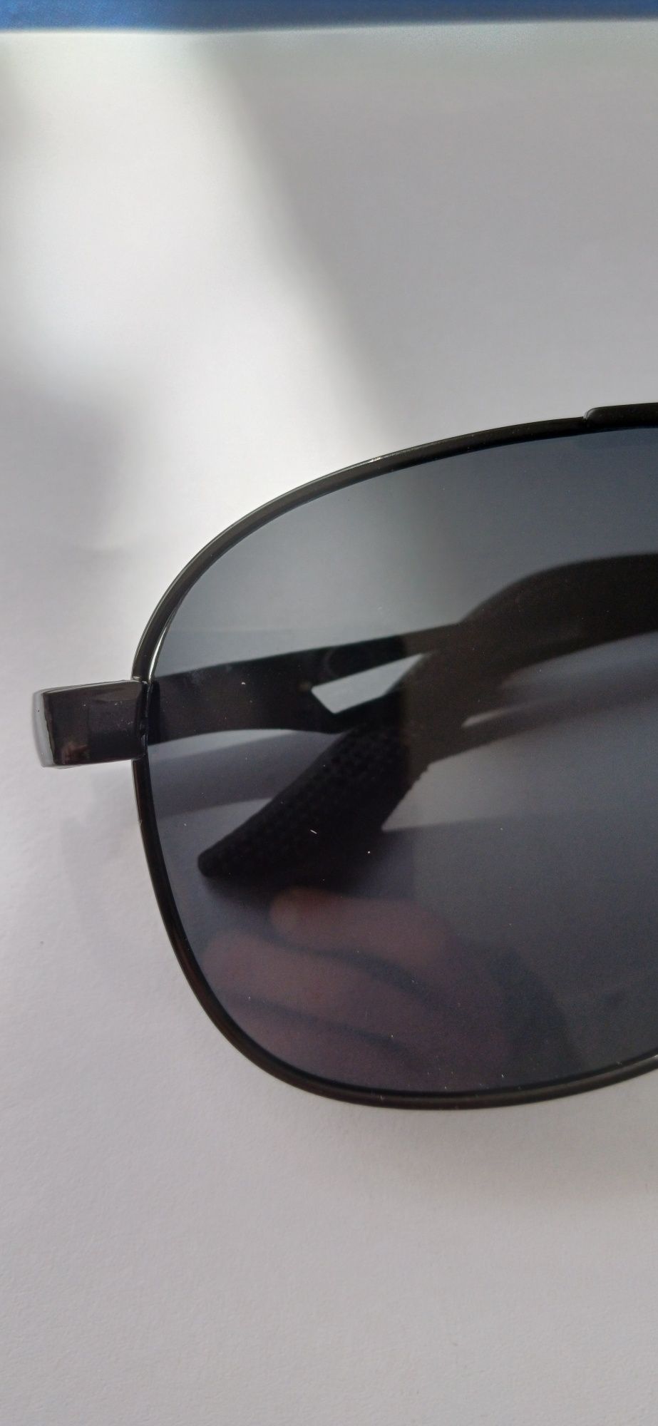 Okulary pilotki czarne, polarized