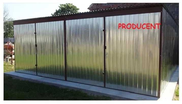 Garaż blaszany 6x5 Garaże 6x6 MOCNE PROMOCJA! Cały Kraj SZYBKI TERMIN
