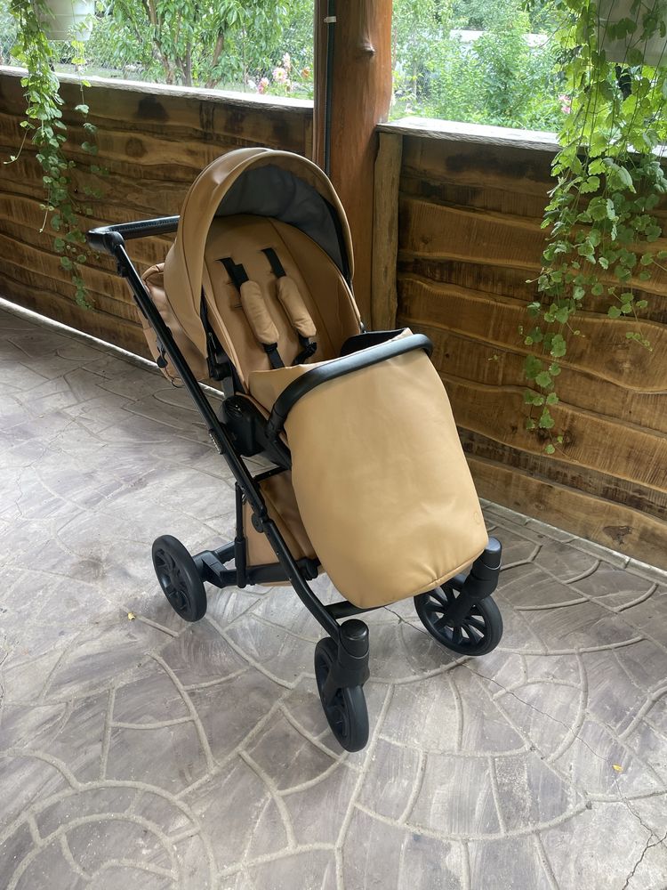 Коляска 2 в 1 anex e-type caramel б/у