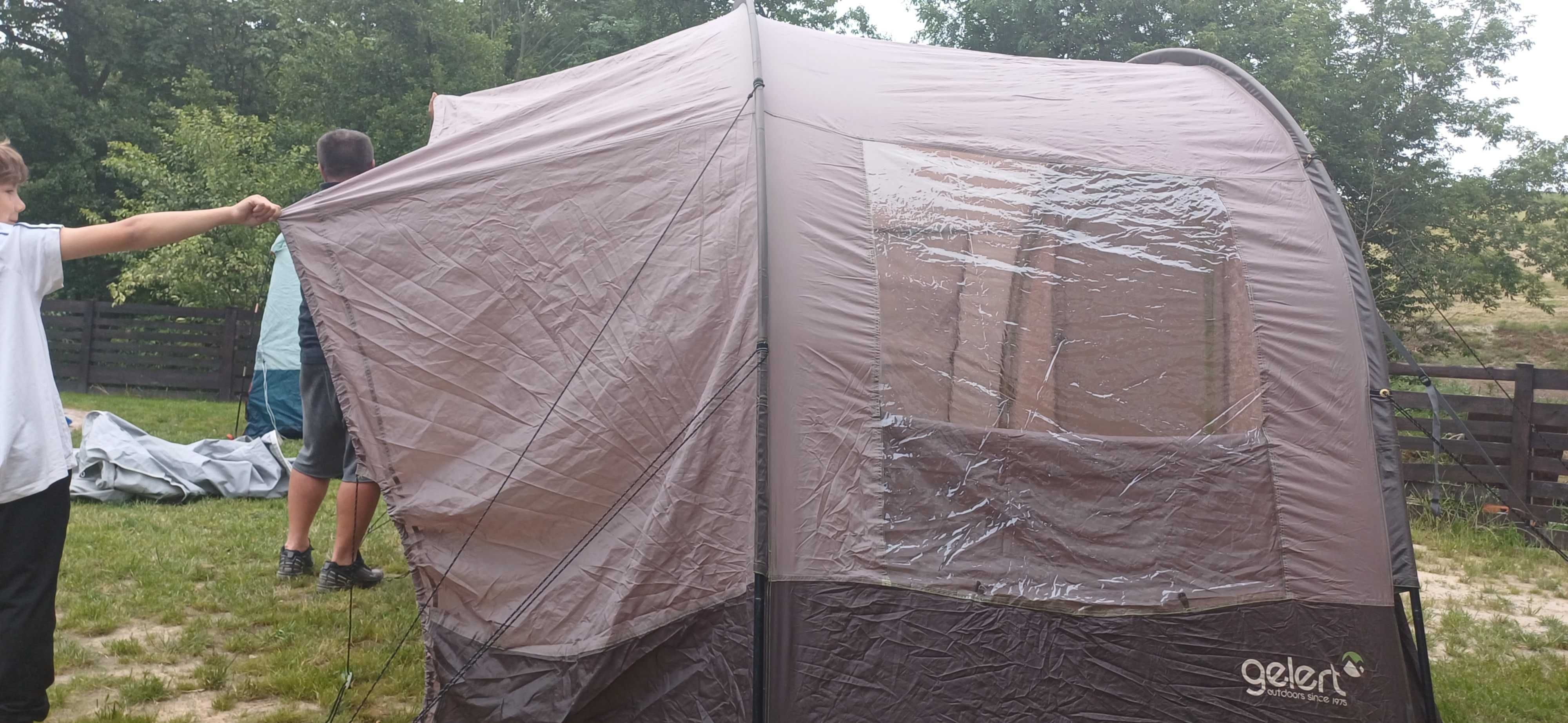 Przedsionek wolnostojcy Gelert Atlantis 5 przyczepa kempingowa kamper