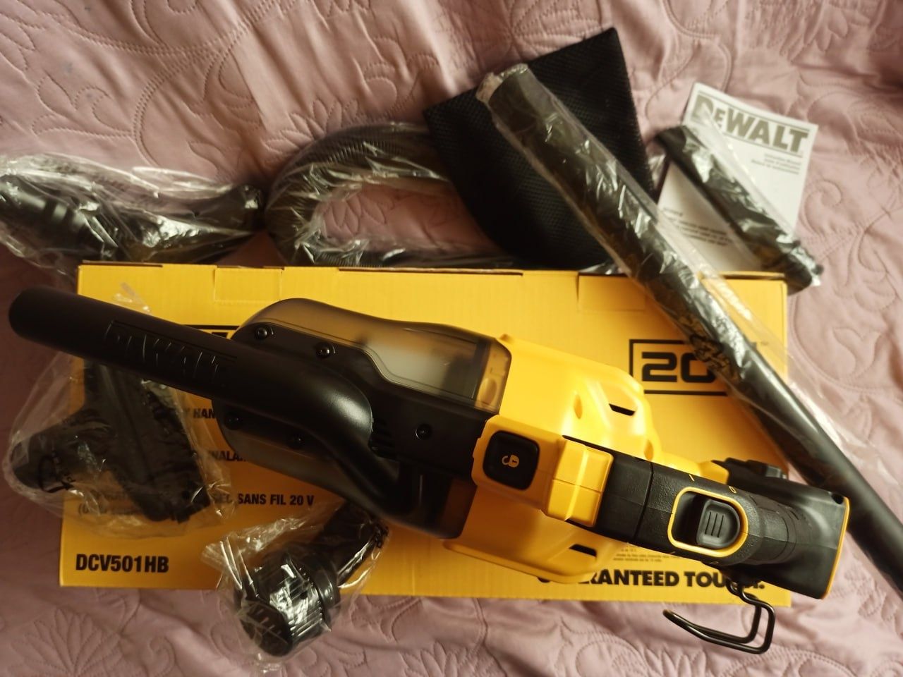 Пылесос аккумуляторный DEWALT DCV501 HB 20V