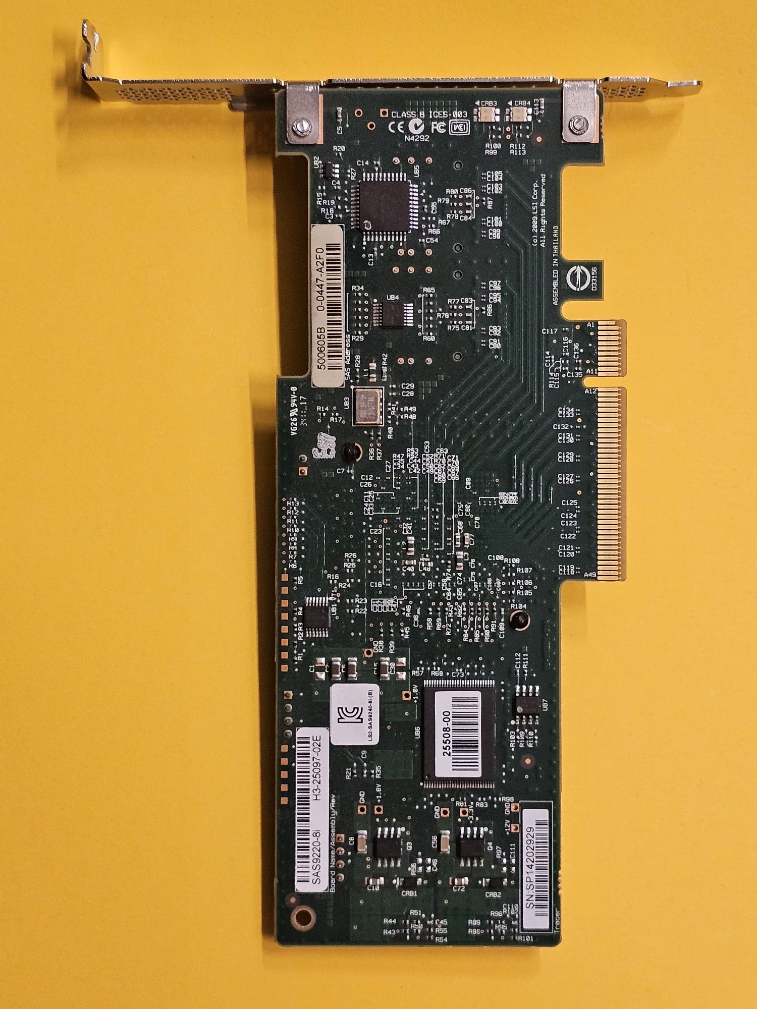 Kontroler LSI SAS/SATA SAS 9220-8i 46M0861 hba IT-mode