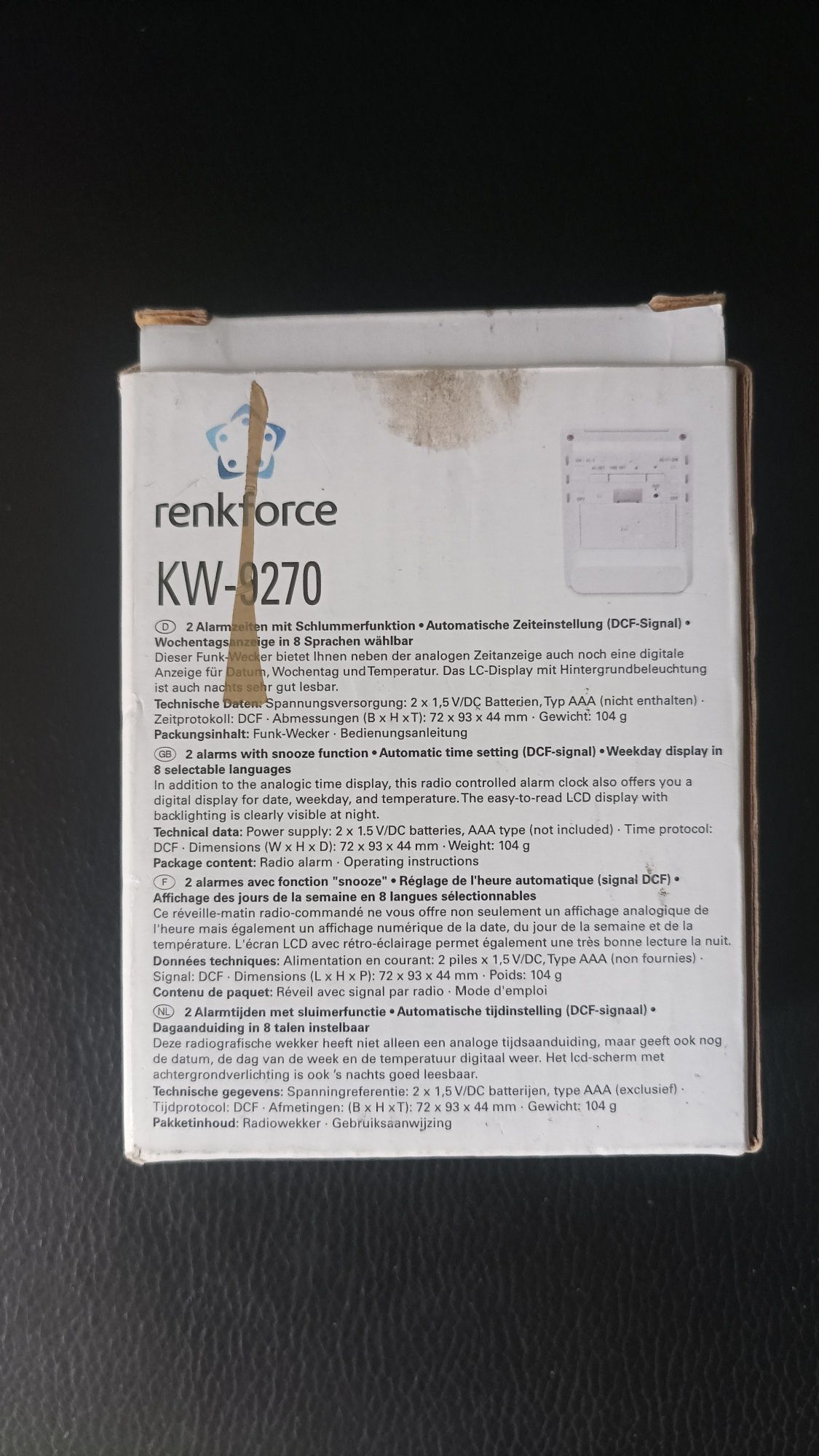 Radio alarm Renkforce
