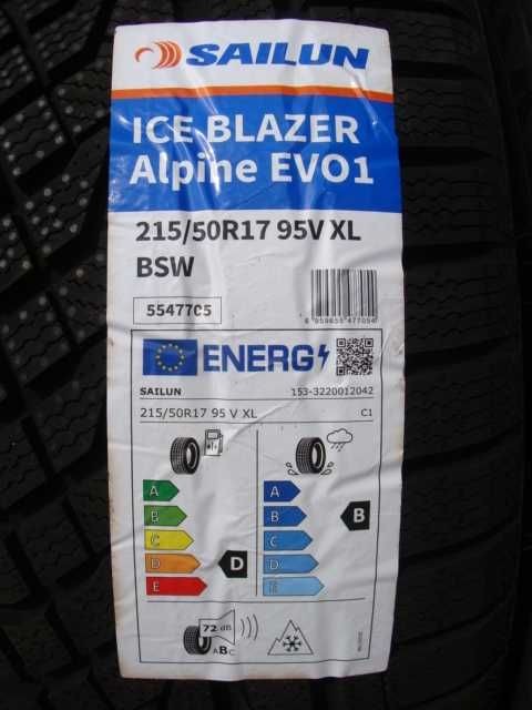 NOWE 215/50 R17 Sailun Ice Blazer Alpine Evo 1